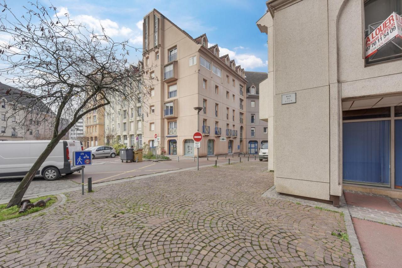 Chic studio avec parking au centre-ville Rouen Extérieur photo